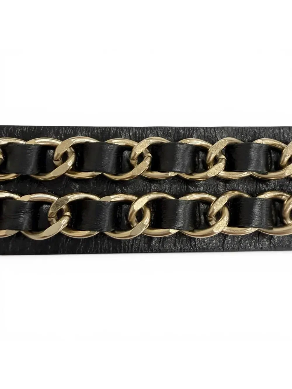 Chanel Cc Logo Turnlock Chain Bracelet #299658C11B